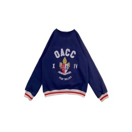 Customize royal blue pullover sweater Order sweater with embroidered LOGO for group activities Sweater specialty store Z592 Customize royal blue pullover sweater Order sweater with embroidered LOGO for group activities Sweater specialty store Z592